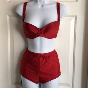 High waisted bikini